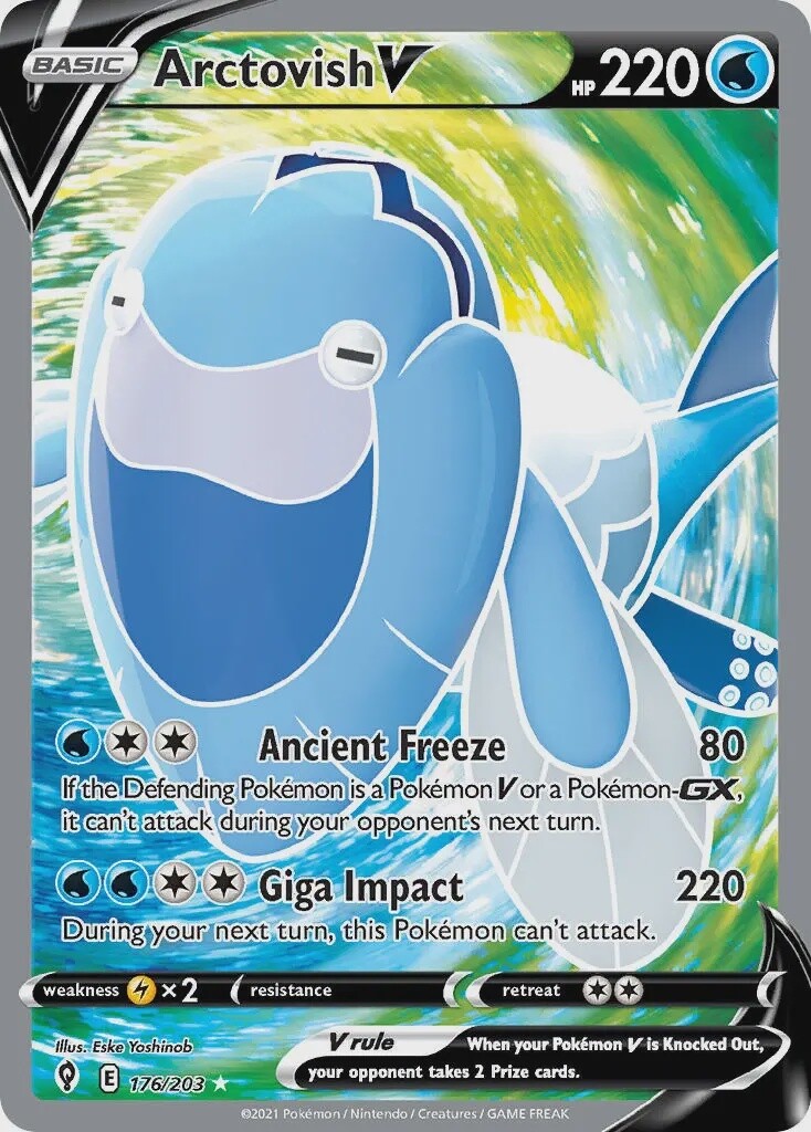 Arctovish V - Ultra Rare - Evolving Skies - 176