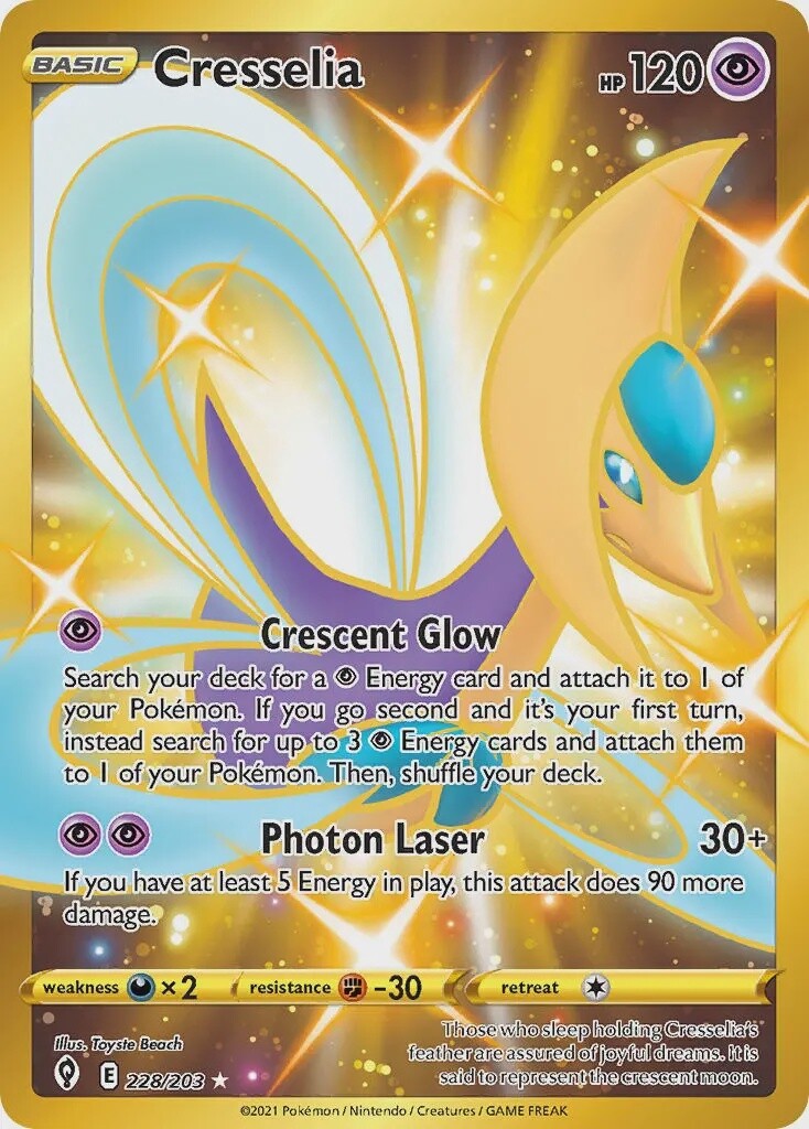 Cresselia - Secret Rare - Evolving Skies - 228