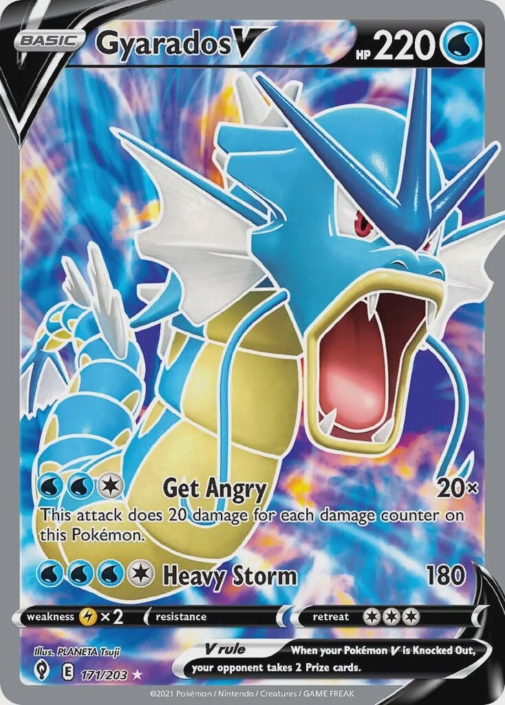 Gyarados V - Ultra Rare - Evolving Skies - 171