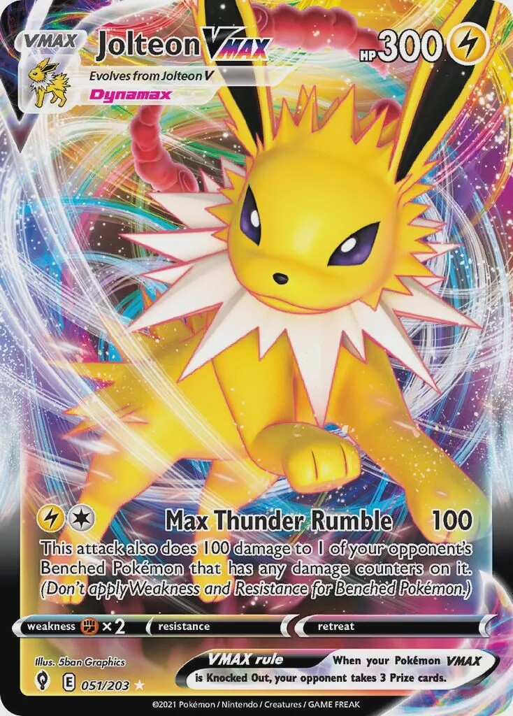 Jolteon VMAX - Ultra Rare - Evolving Skies - 51