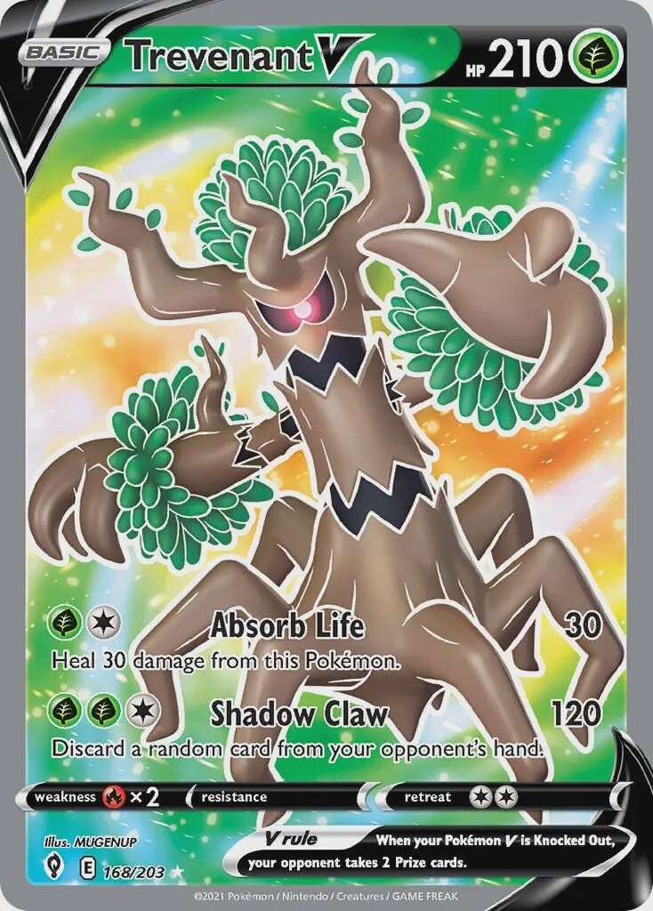 Trevenant V - Ultra Rare - Evolving Skies - 168