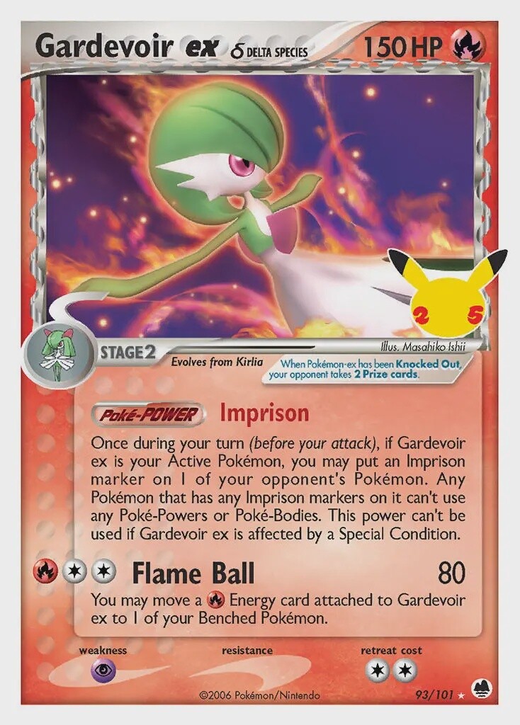 Gardevoir ex À´ Delta Species - Ultra Rare - Celebrations - DF 93
