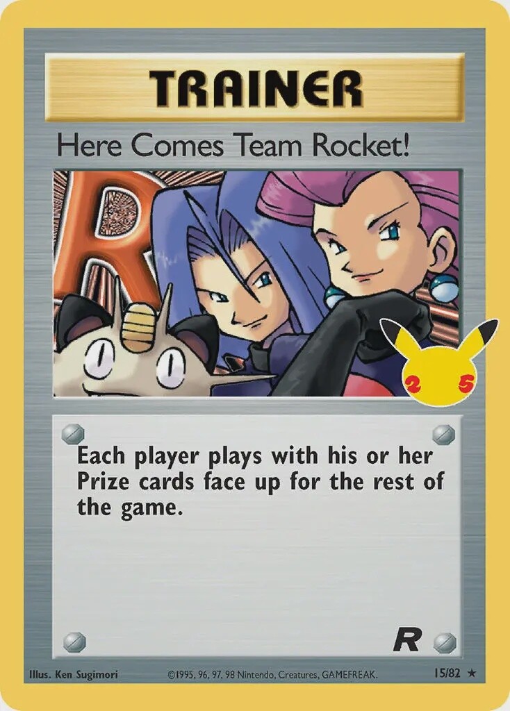Here Comes Team Rocket! - Holo Rare - Celebrations - TR 15