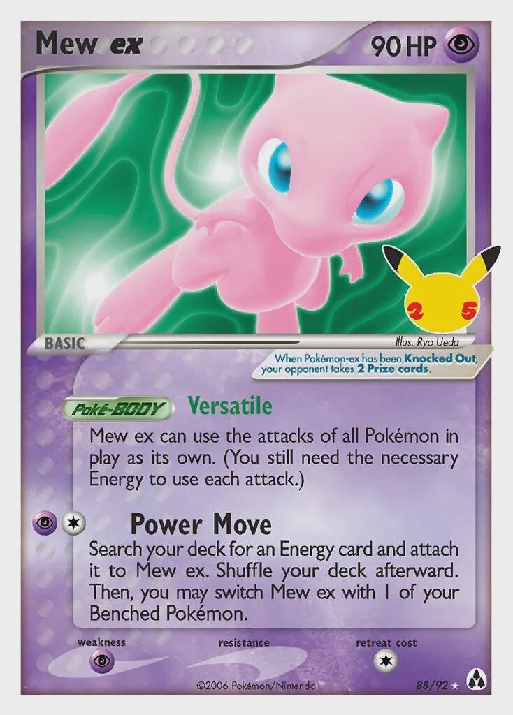 Mew ex - Ultra Rare - Celebrations - LM 88