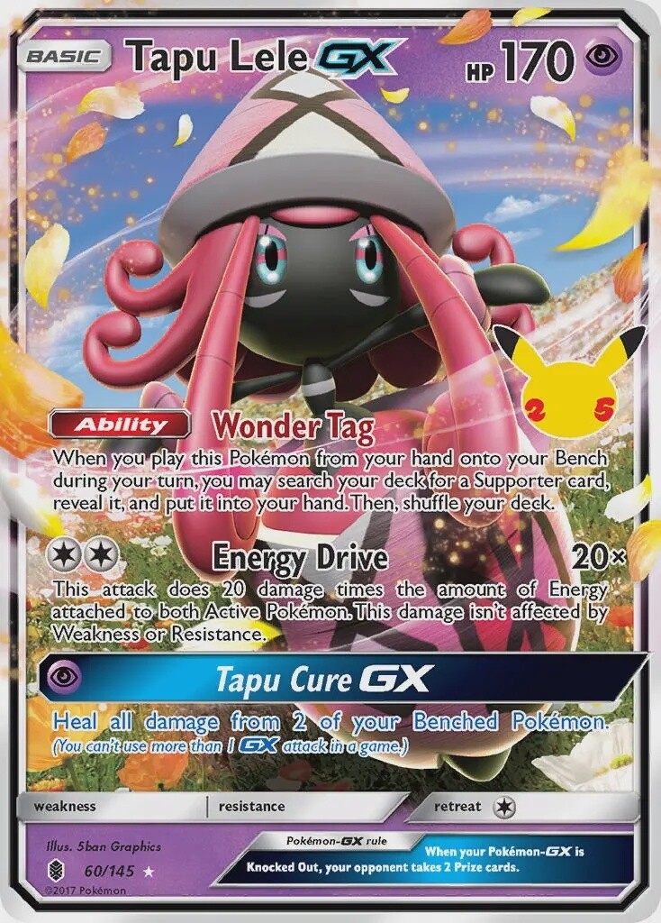 Tapu Lele GX - Ultra Rare - Celebrations - GRI 60