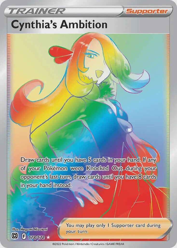 Cynthia&#39;s Ambition - Secret Rare - Brilliant Stars - 178