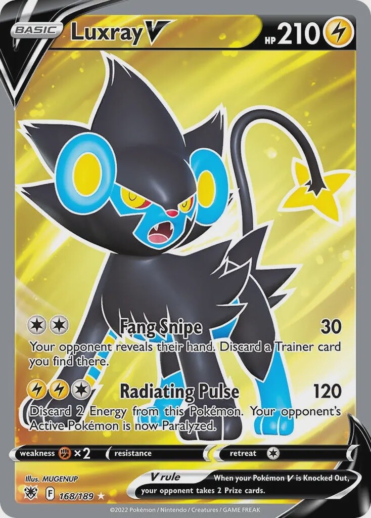 Luxray V - Ultra Rare - Astral Radiance - 168