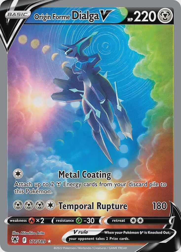 Origin Forme Dialga V - Ultra Rare - Astral Radiance - 177