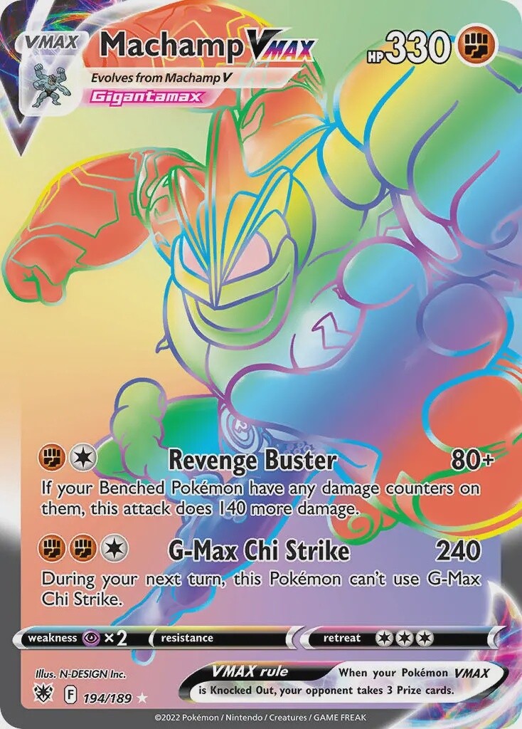 Machamp VMAX - Secret Rare - Astral Radiance - 194