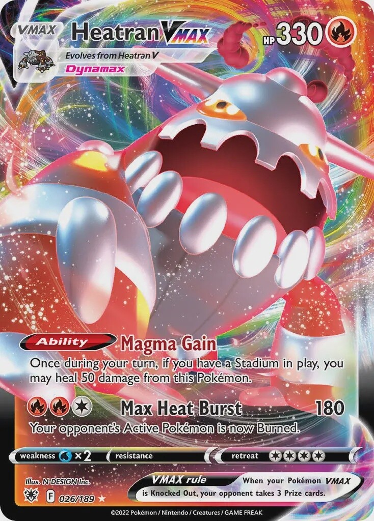 Heatran VMAX - Ultra Rare - Astral Radiance - 26