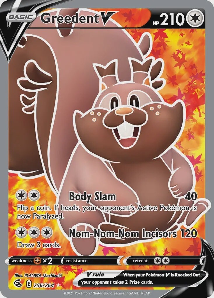Greedent V - Ultra Rare - Fusion Strike - 256