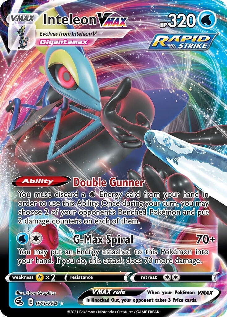 Inteleon VMAX - Ultra Rare - Fusion Strike - 79