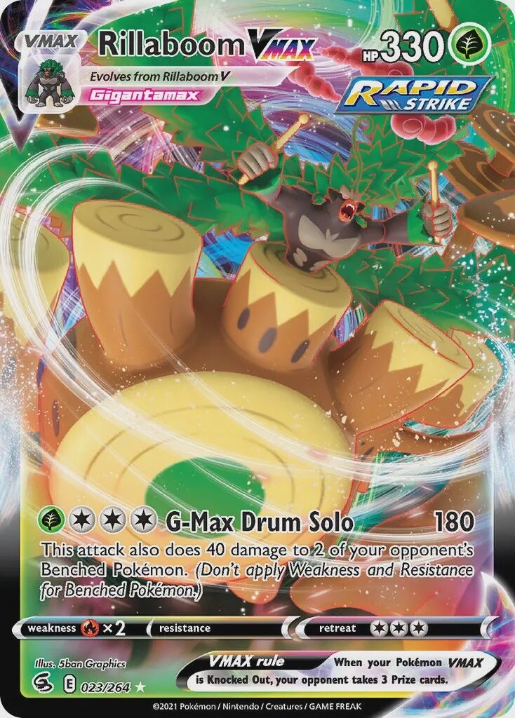 Rillaboom VMAX - Ultra Rare - Fusion Strike - 23