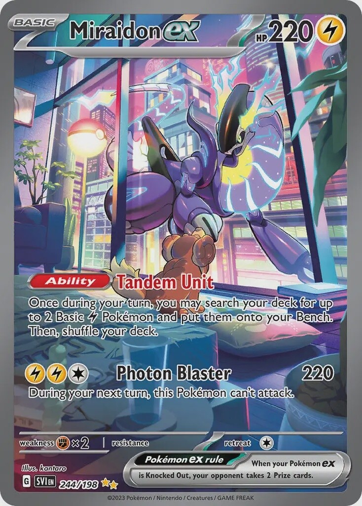 Miraidon ex - Special Illustration Rare - Scarlet &amp; Violet - 244