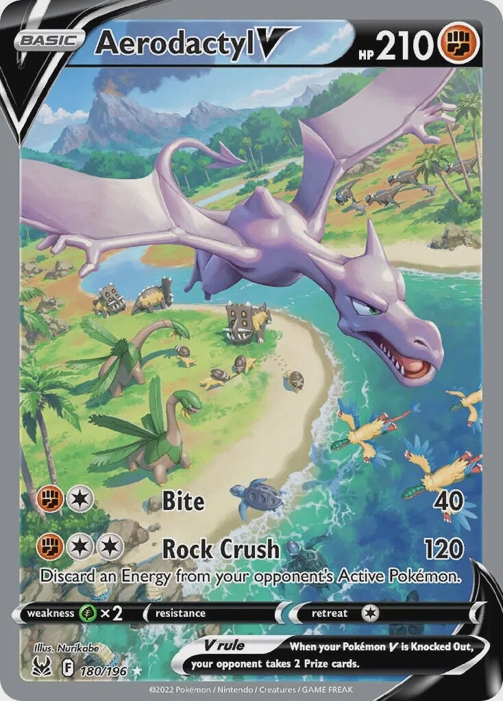 Aerodactyl V - Ultra Rare - Lost Origin - 180