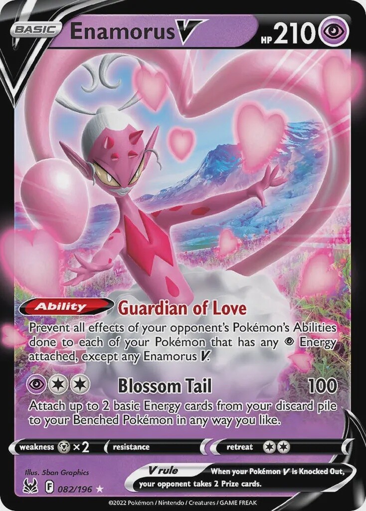 Enamorus V - Ultra Rare - Lost Origin - 82
