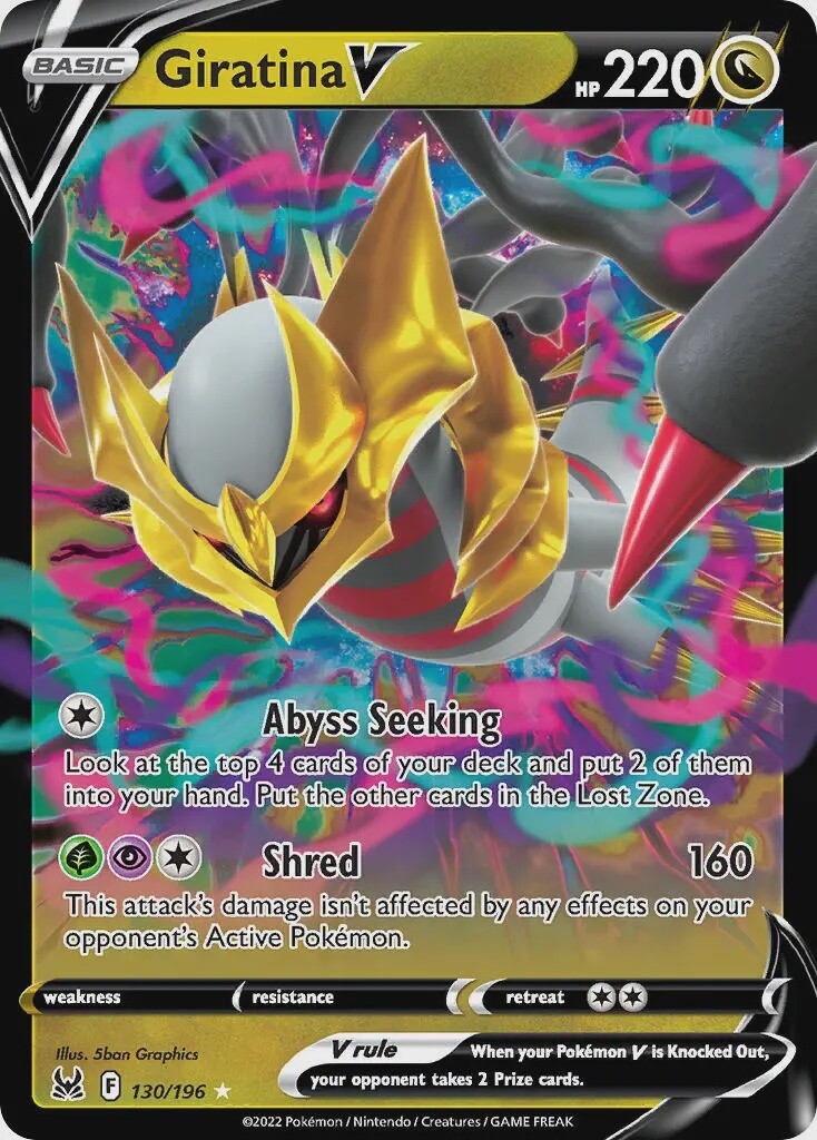 Giratina V - Ultra Rare - Lost Origin - 130