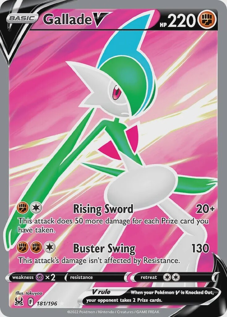 Gallade V - Ultra Rare - Lost Origin - 181