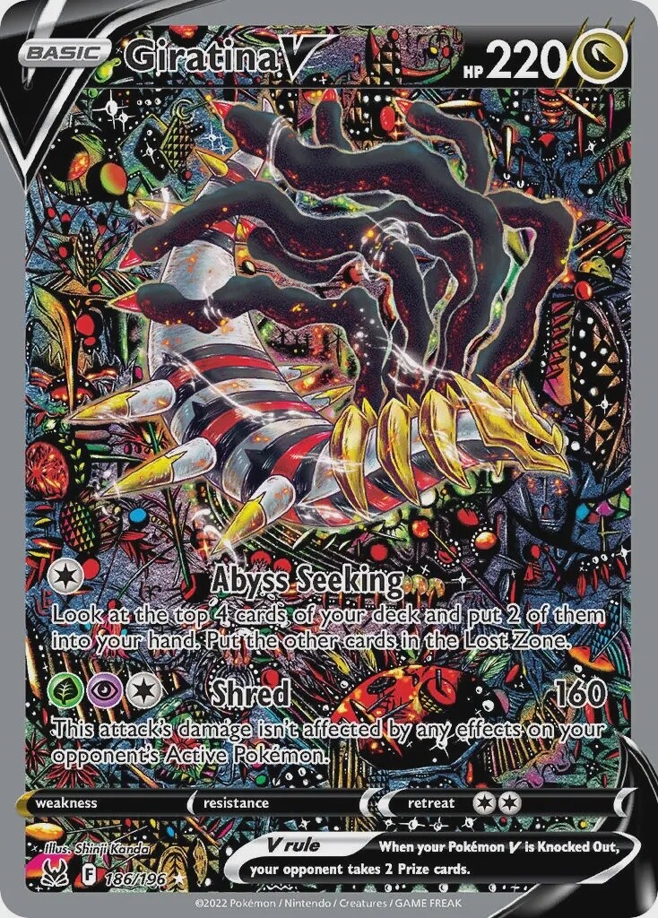 Giratina V - Ultra Rare - Lost Origin - 186