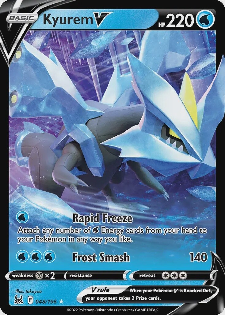 Kyurem V - Ultra Rare - Lost Origin - 48