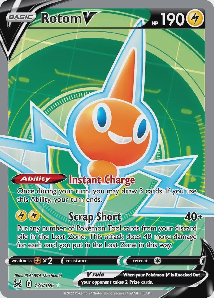 Rotom V - Ultra Rare - Lost Origin - 176