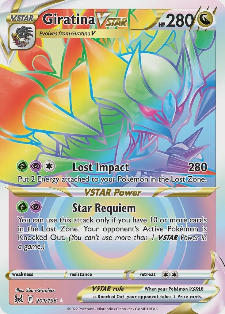 Giratina VSTAR - Secret Rare - Lost Origin - 201