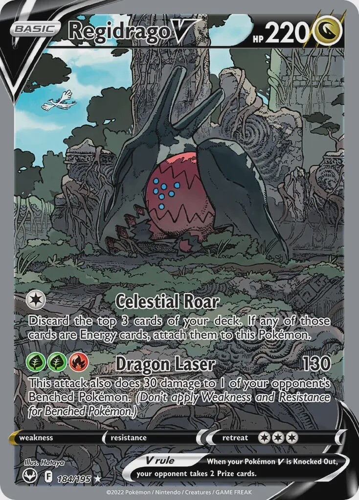 Regidrago V - Ultra Rare - Silver Tempest - 184