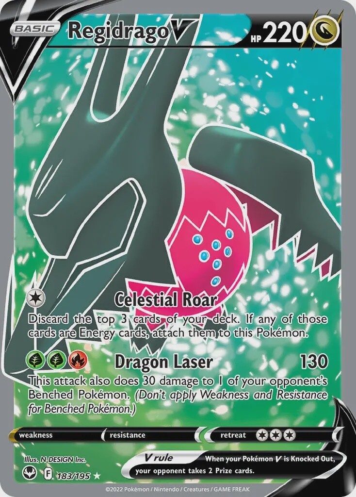 Regidrago V - Ultra Rare - Silver Tempest - 183