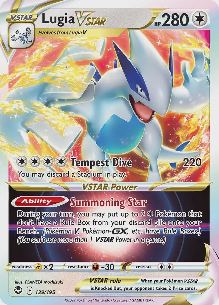 Lugia VSTAR - Ultra Rare - Silver Tempest - 139