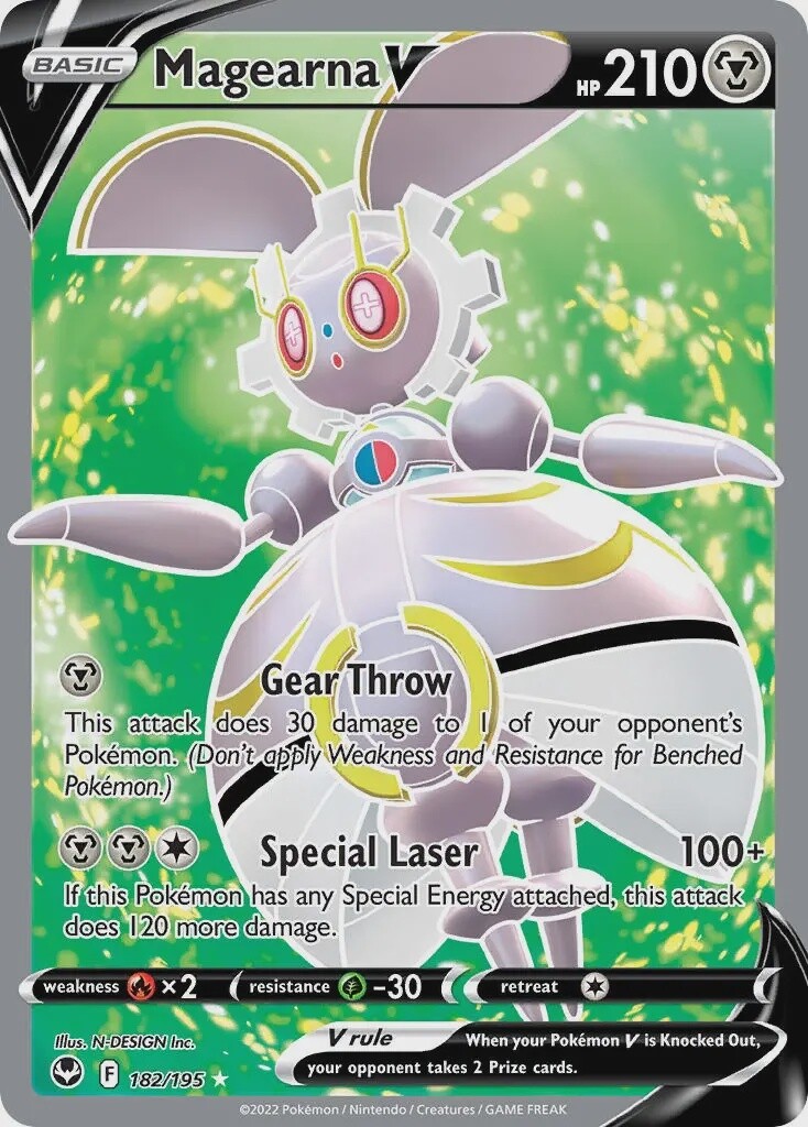Magearna V - Ultra Rare - Silver Tempest - 182