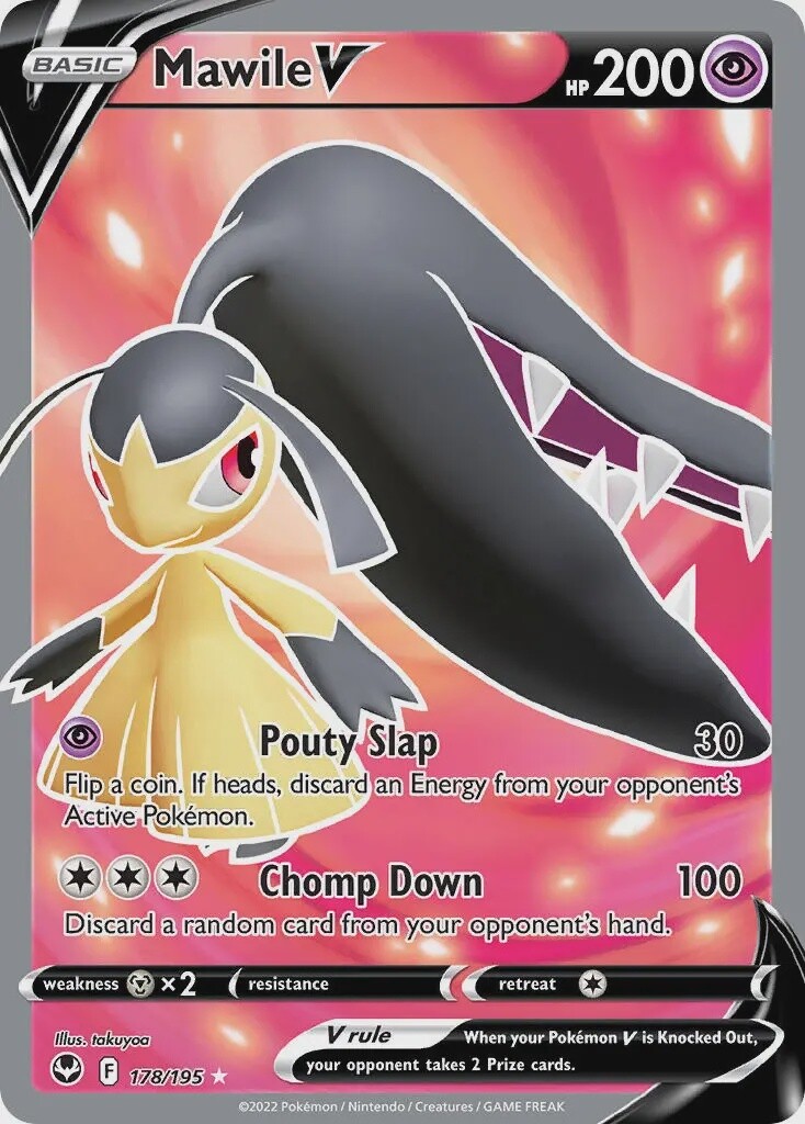 Mawile V - Ultra Rare - Silver Tempest - 178