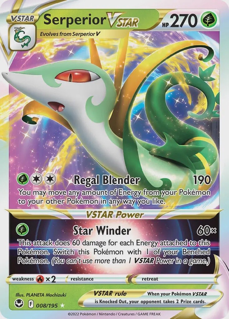Serperior VSTAR - Ultra Rare - Silver Tempest - 8