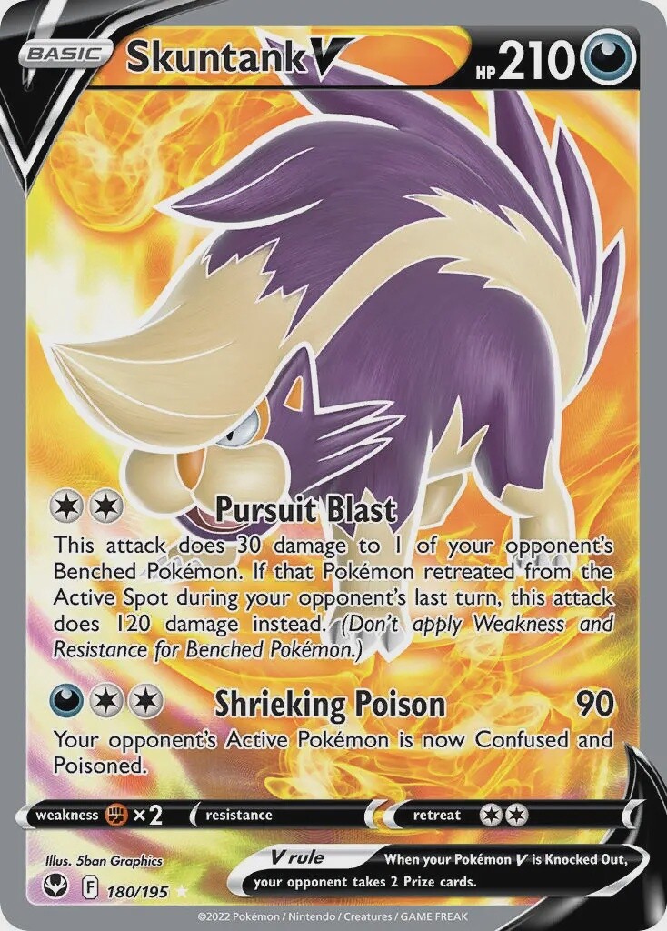 Skuntank V - Ultra Rare - Silver Tempest - 180