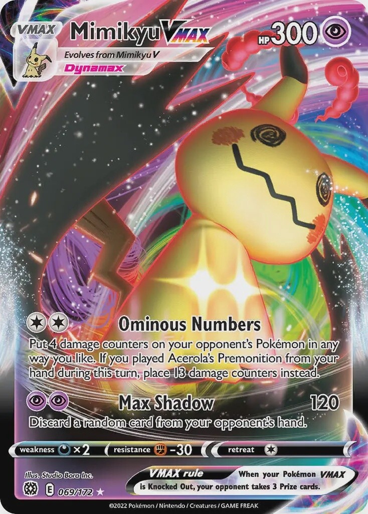Mimikyu VMAX - Ultra Rare - Brilliant Stars - 69