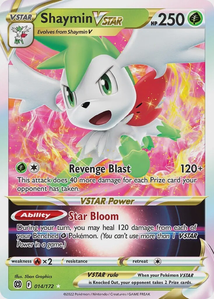Shaymin VSTAR - Ultra Rare - Brilliant Stars - 14