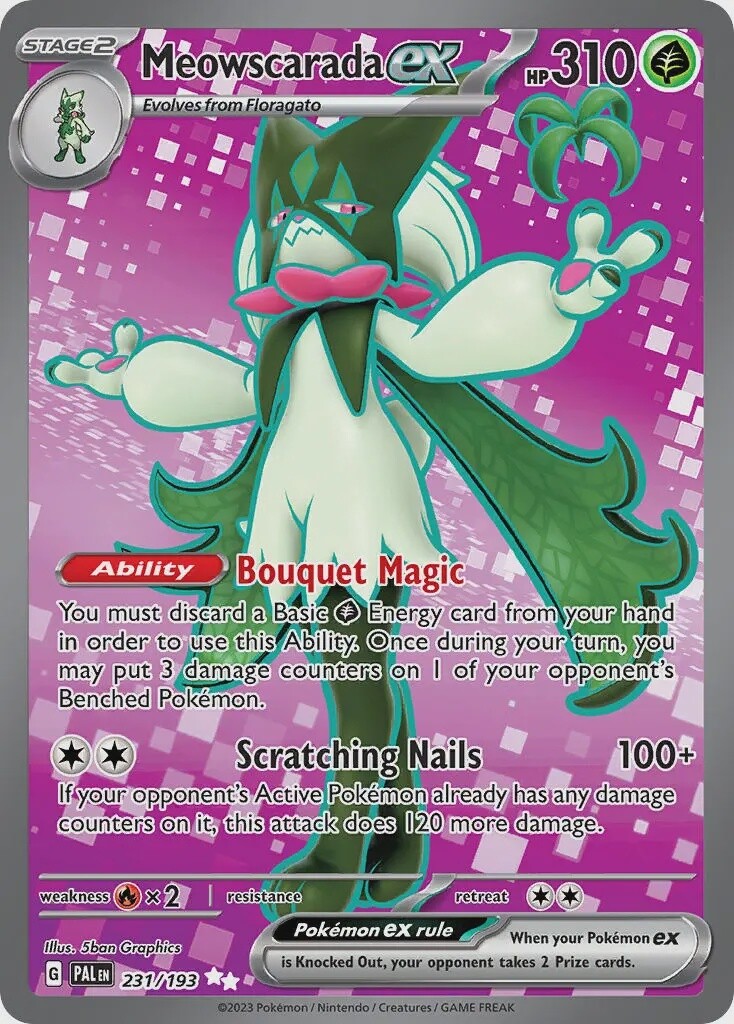Meowscarada ex - Ultra Rare - Paldea Evolved - 231