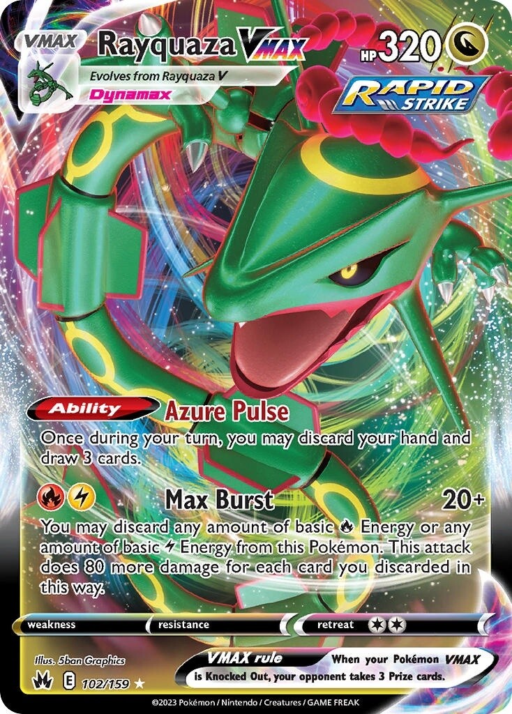 Rayquaza VMAX - Ultra Rare - Crown Zenith - 102