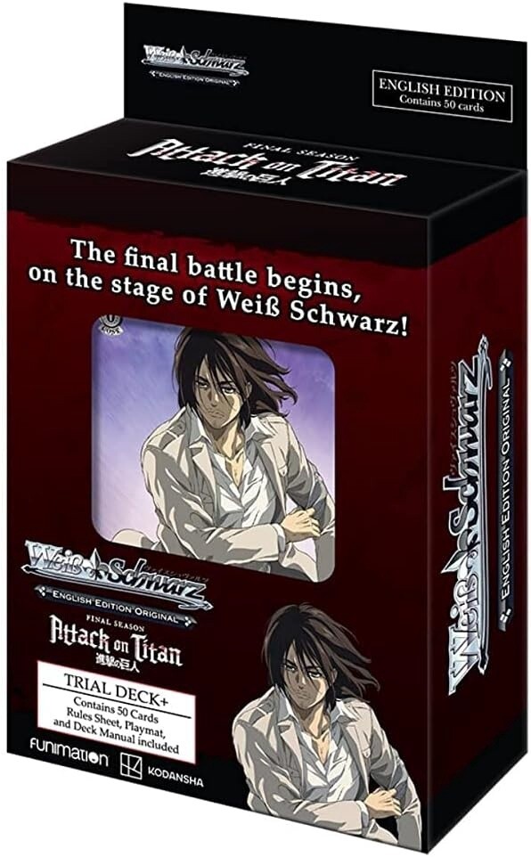 Weiss Schwarz Attack On Titan Trial Deck
