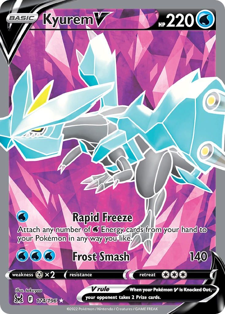 Kyurem V - Ultra Rare - Lost Origin - 174