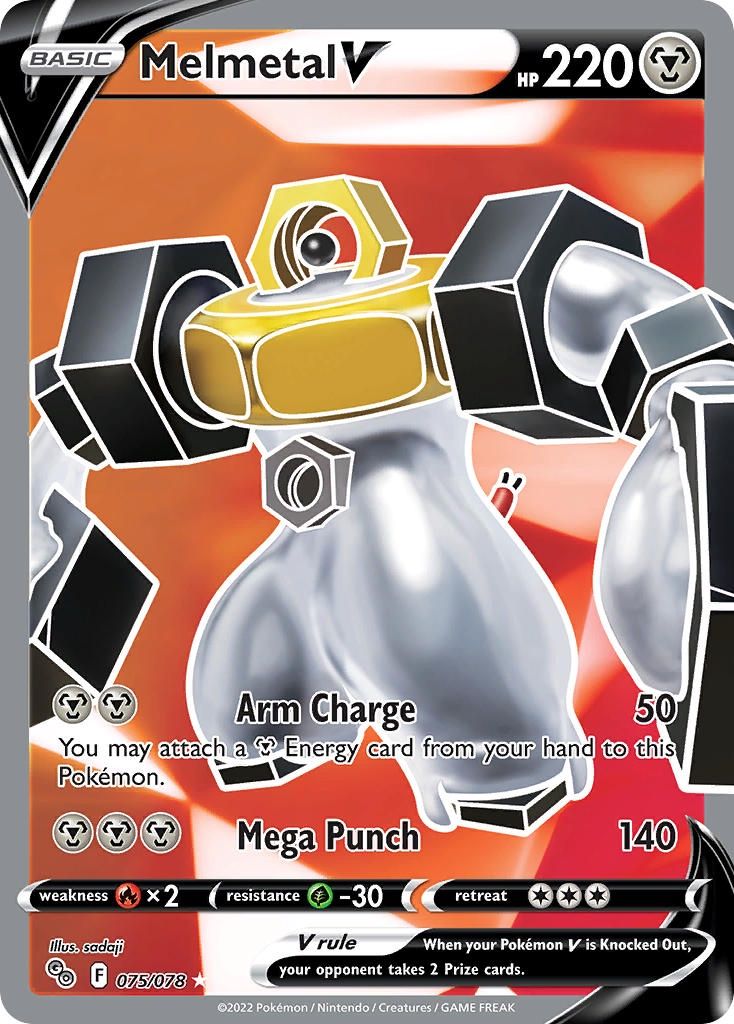 Melmetal V - Ultra Rare - Pokémon GO - 75