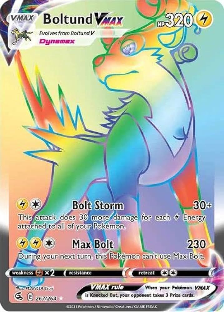 Boltund VMAX - Secret Rare - Fusion Strike - 267