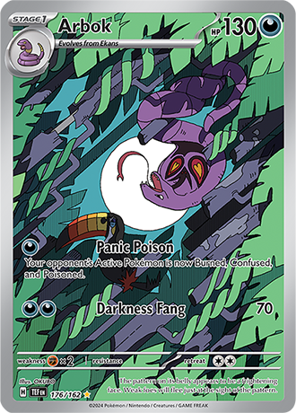 Arbok - Illustration Rare - Temporal Forces - 176