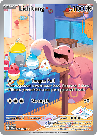 Lickitung - Illustration Rare - Temporal Forces - 180