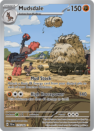Mudsdale - Illustration Rare - Temporal Forces - 175