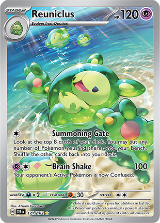 Reuniclus - Illustration Rare - Temporal Forces - 171
