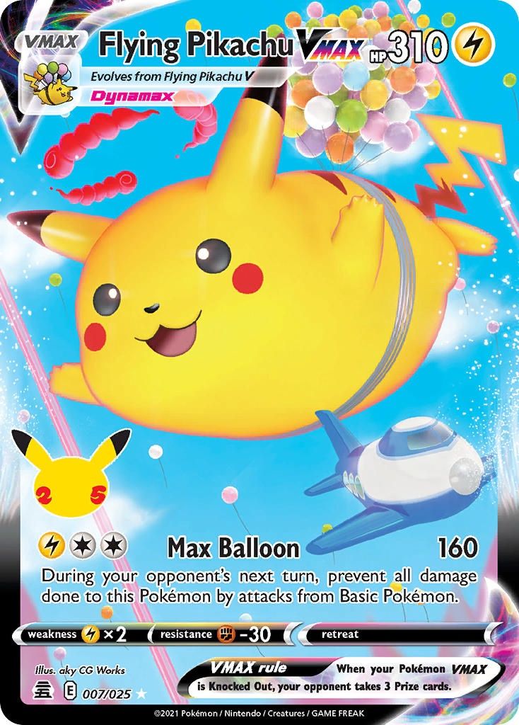 Flying Pikachu VMAX - Ultra Rare - Celebrations - 7