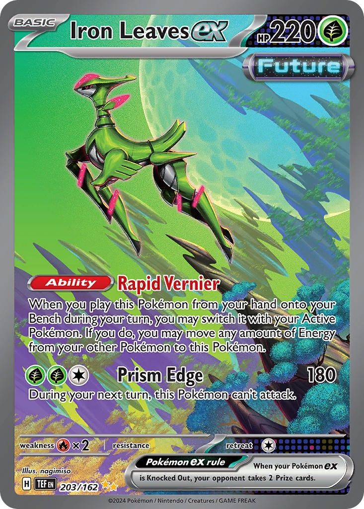 Iron Leaves ex - Special Illustration Rare - Temporal Forces - 203