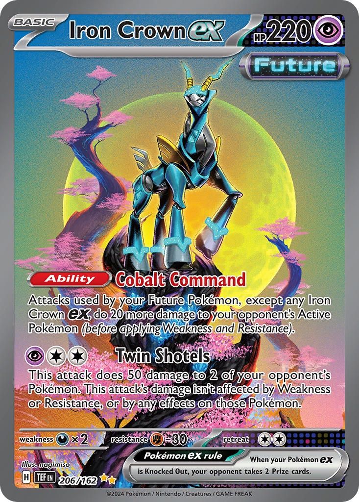 Iron Crown ex - Special Illustration Rare - Temporal Forces - 206