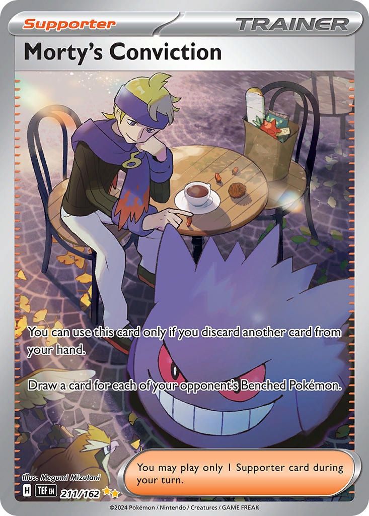 Morty&#39;s Conviction - Special Illustration Rare - Temporal Forces - 211
