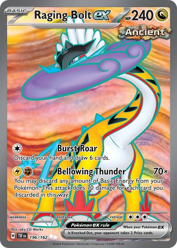 Raging Bolt ex - Ultra Rare - Temporal Forces - 196